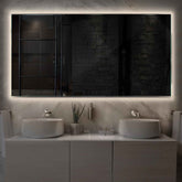 Specchio LED Rettangolare | Controllo tramite interruttore a muro | Luce bianca neutra - Reyze Serie Ambient Modello 1